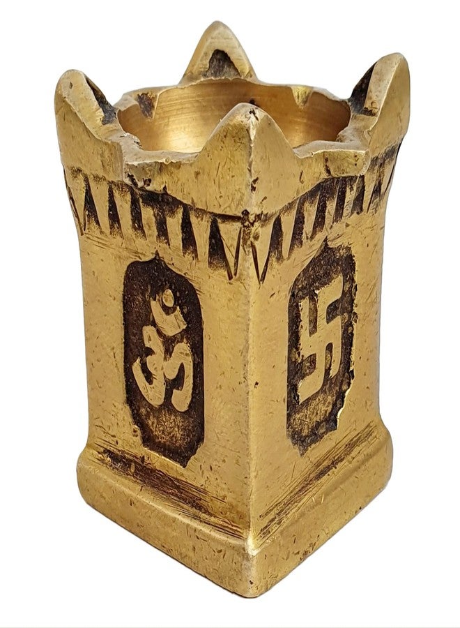 Mohan Jodero Tulsi Deepak Diya/Tulsi Diya/Tulsi Deepam/Oil Lamp for Pooja - Image 4